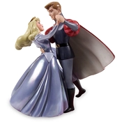 Disney Fine Art - Sleeping Beauty Princess Aurora And Prince Phillip A Dance In The Clouds (BLUE) By WDCC Disney Classics