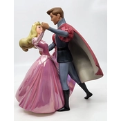 Disney Fine Art - Sleeping Beauty Princess Aurora And Prince Phillip A Dance In The Clouds (pink) By WDCC Disney Classics