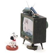 Disney Fine Art - One Hundred and One Dalmatians Lucky And Television By WDCC Disney Classics