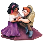 Disney Fine Art - The Hunchback Of Notre Dame Esmerelda And Quasimodo Not A Single Monster Line By WDCC Disney Classics