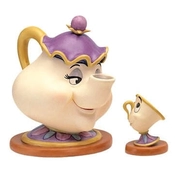 Disney Fine Art - Beauty And The Beast Mrs. Potts And Chip By WDCC Disney Classics