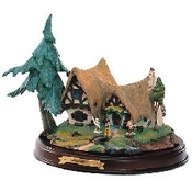 Disney Fine Art - Snow White Seven Dwarfs' Cottage By WDCC Disney Classics