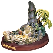 Disney Fine Art - The Jungle Book King Louie's Temple By WDCC Disney Classics