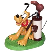 Disney Fine Art - Canine Caddy Pluto A Golfer's Best Friend By WDCC Disney Classics