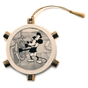 Disney Fine Art - Steamboat Willie Mickey Mouse Ornament By WDCC Disney Classics