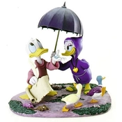 Disney Fine Art - Fantasia 2000 Donald And Daisy Looks Like Rain By WDCC Disney Classics