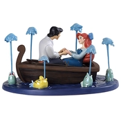 Disney Fine Art - The Little Mermaid Eric And Ariel Kiss The Girl By WDCC Disney Classics