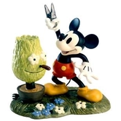 Disney Fine Art - Mickey Cuts Up Mickey Mouse A Little Off The Top By WDCC Disney Classics