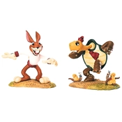 Disney Fine Art - The Tortoise And The Hare Max Hare & Toby Tortoise By WDCC Disney Classics