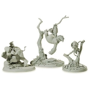 Disney Fine Art - Tarzan Tantor and, Terk Maquettes (matched numbered Set) By WDCC Disney Classics