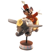 Disney Fine Art - Dumbo Timothy Mouse In Dumbo Ride Flight Over Fantasyland By WDCC Disney Classics