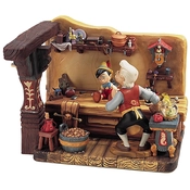 Disney Fine Art - Pinocchio Geppettos Workshop The Finishing Touch By WDCC Disney Classics