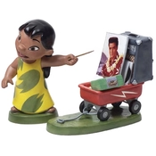 Disney Fine Art - Lilo And Stitch Lilo And Wagon Elvis Presley Was A Model Citizen By WDCC Disney Classics