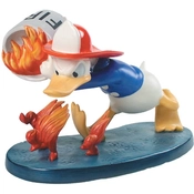 Disney Fine Art - Mickey's Fire Brigade Donald Duck Duck A Fire By WDCC Disney Classics