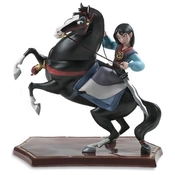 Disney Fine Art - Mulan And Khan Triumphant By WDCC Disney Classics