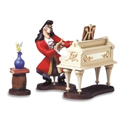 Disney Fine Art - Peter Pan Captain Hook And Tinker Bell Accompaniment To Betrayal By WDCC Disney Classics