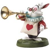 Disney Fine Art - Alice In Wonderland White Rabbit Royal Fanfare By WDCC Disney Classics