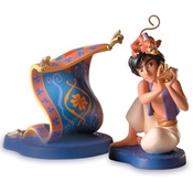 Disney Fine Art - Aladdin, Abu and Carpet By WDCC Disney Classics