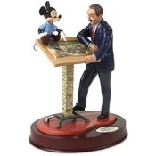 Disney Fine Art - Disneyland Park Walt And Mickey Sharing The Vision By WDCC Disney Classics