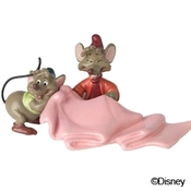 Disney Fine Art - Cinderella Gus and Jaq Tiny Tailors Miniature By WDCC Disney Classics