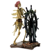 Disney Fine Art - Pirates Of The Caribbean Helmsman Pirate It Be Too Late To Alter Course By WDCC Disney Classics