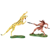 Disney Fine Art - Tarzan And Sabor Untamed By WDCC Disney Classics