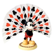 Disney Fine Art - Thru The Mirror Mickey Mouse Playing Card Plumage By WDCC Disney Classics