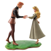 Disney Fine Art - Sleeping Beauty Prince Phillip And Briar Rose Chance Encounter By WDCC Disney Classics