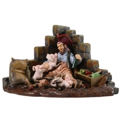 Disney Fine Art - Pirates Of The Caribbean Pirate With Pigs Drink Up Me Earties By WDCC Disney Classics