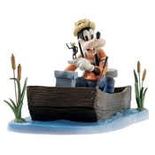 Disney Fine Art - Goofy And Wilbur Fishing Follies By WDCC Disney Classics