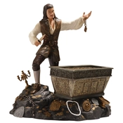 Disney Fine Art - Pirates Of The Caribbean Will Turner And Treasure Chest Bloodstained Bravado By WDCC Disney Classics