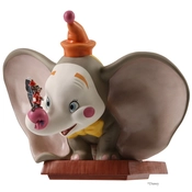 Disney Fine Art - Dumbo Clown Face With Timothy By WDCC Disney Classics