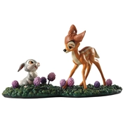 Disney Fine Art - Bambi Meets Thumper Just Eat The Blossoms. Thats The Good Stuff By WDCC Disney Classics