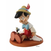 Disney Fine Art - Pinocchio And Jiminy Cricket Anytime You Need Me, You Know, Just Whistle! By WDCC Disney Classics