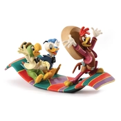 Disney Fine Art - Three Caballeros Panchito, Donald and Jose Airborne Amigos By WDCC Disney Classics