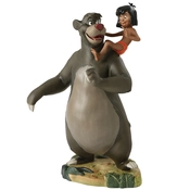 Disney Fine Art - The Jungle Book  Baloo And Mowgli Good Ol Papa Bear By WDCC Disney Classics