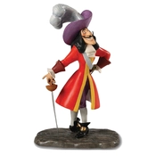 Disney Fine Art - Peter Pan Captain Hook Silver Tongued Scoundrel By WDCC Disney Classics