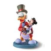 Disney Fine Art - Classic Cartoons Scrooge and Tiny Tim Tidings of Joy and Goodwill By WDCC Disney Classics