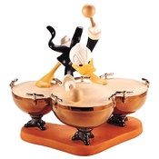 Disney Fine Art - Symphony Hour Donald Duck Donald's Drum Beat By WDCC Disney Classics