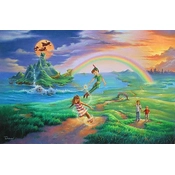 Disney Fine Art - If Only You Believe - From Peter Pan By Jim Warren