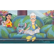 Disney Fine Art - Acts of Kindness From Lilo and Stitch By Michelle St Laurent