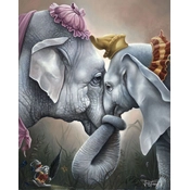 Disney Fine Art - Together at Last From Dumbo By Jared Franco