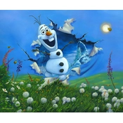 Disney Fine Art - Bursting Into Spring From The Movie Frozen By Jim Warren