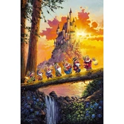 Disney Fine Art - Castle on the Horizon From Snow White By Rodel Gonzalez