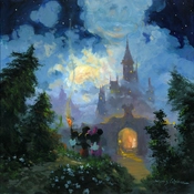 Disney Fine Art - Adventure to the Castle Gates Premiere Edition By James Coleman