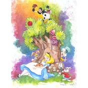 Disney Fine Art - Dreaming - From Disney Alice in Wonderland By Michelle St Laurent