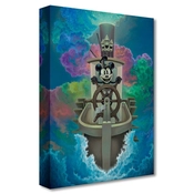 Disney Fine Art - Willie's Exploration of Color From Steamboat Willie By Jared Franco