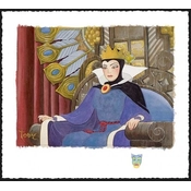 Disney Fine Art - Face Of Evil Deluxe Snow White Evil Queen By Toby Bluth