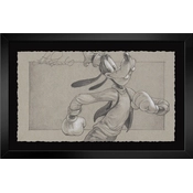 Disney Fine Art - Things Not That Strange Are False Framed From Goofy By Heather Edwards