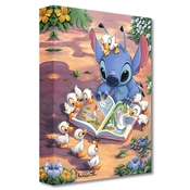 Disney Fine Art - Finding Family From Lilo and Stitch By Michelle St Laurent